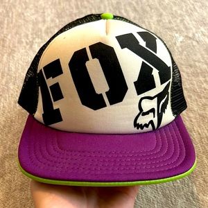 Fox Racing Mesh Snap Back Trucker Hat